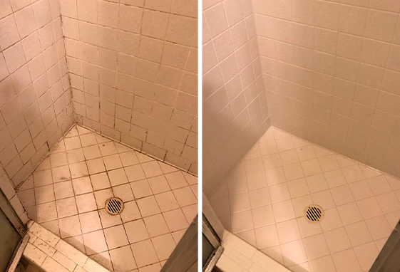 Grout Sealing Before and After