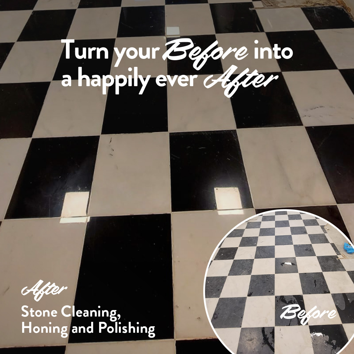Stone Cleaning, Honing and Polishing